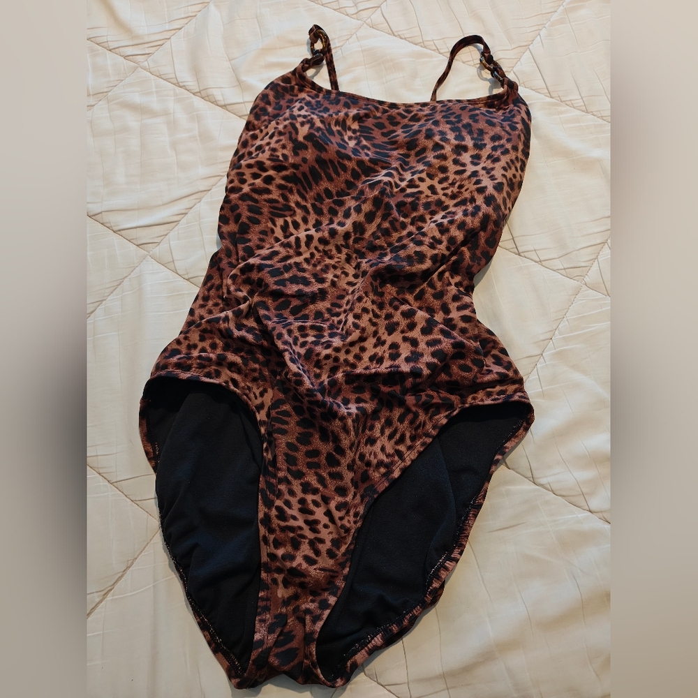 Leopard Print Swimsuit XL